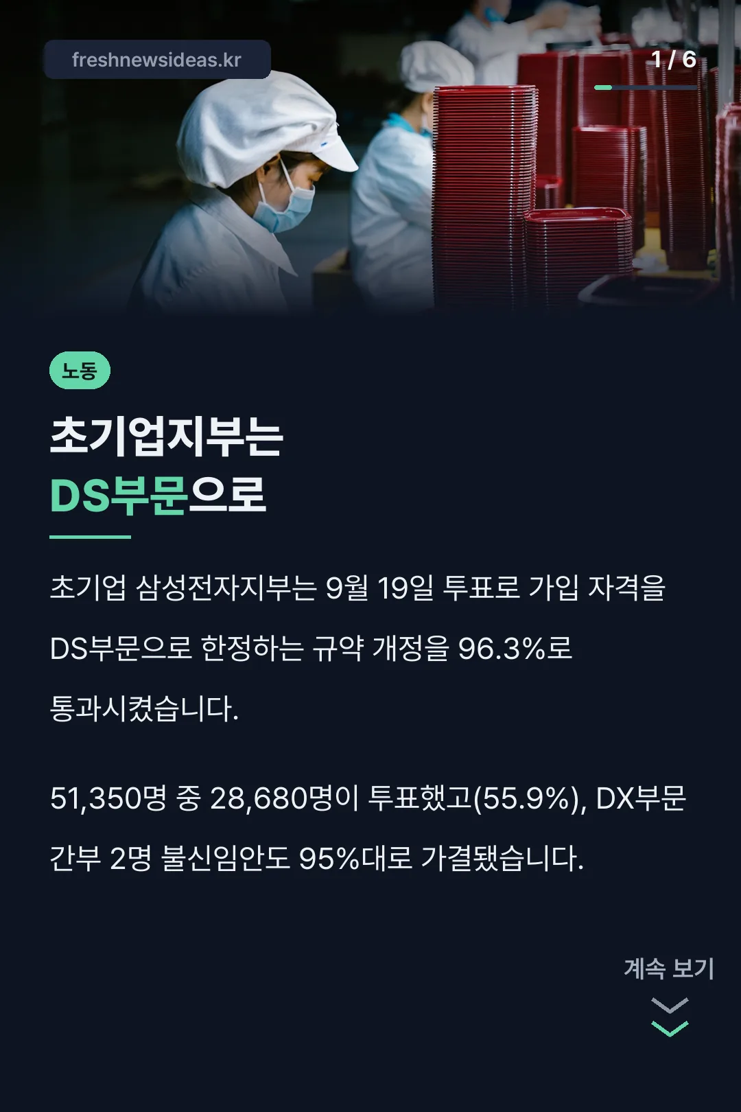 초기업지부는 DS부문으로