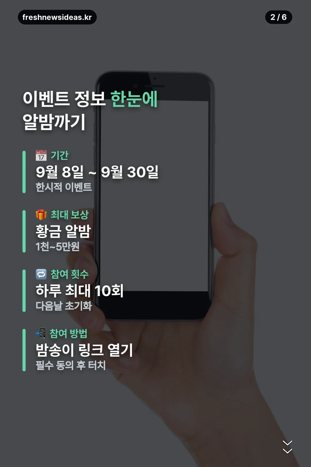이벤트 정보 한눈에