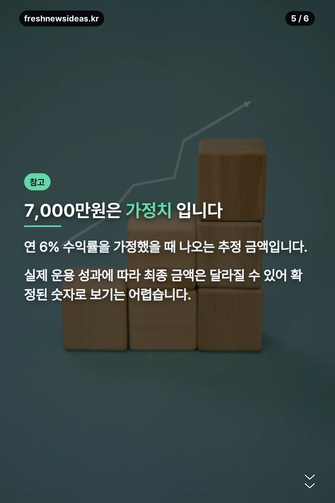 7천만원 가정치 설명