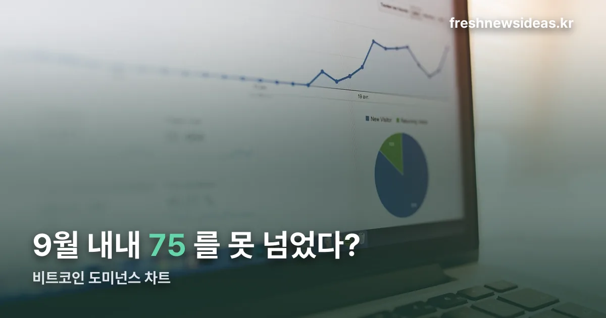 비트코인 도미넌스 차트 정리 썸네일