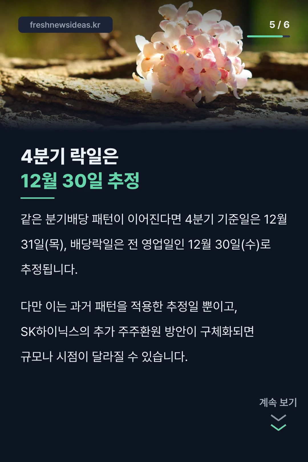4분기 배당락일 추정